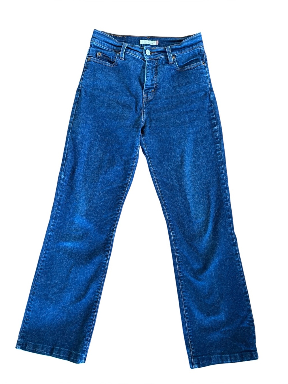 Levi’s 512 Perfectly Slimming Bootcut Blue Jeans Size 6